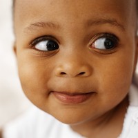 Baby with beautiful eyes